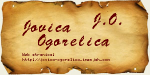 Jovica Ogorelica vizit kartica